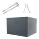 E/D/E Coffre-fort encastrable PowerSafe 300 serrure à double panneton anthracite