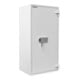 E/D/E Coffre-fort ignifuge Diamant PO130 serrure à double panneton gris clair