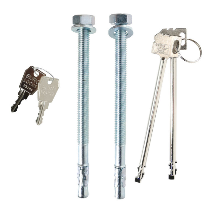 E/D/E Coffre-fort ignifuge Diamant PO80 gris serrure à double panneton gris clair