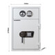 E/D/E Coffre-fort meuble D1 65 serrure électronique gris clair