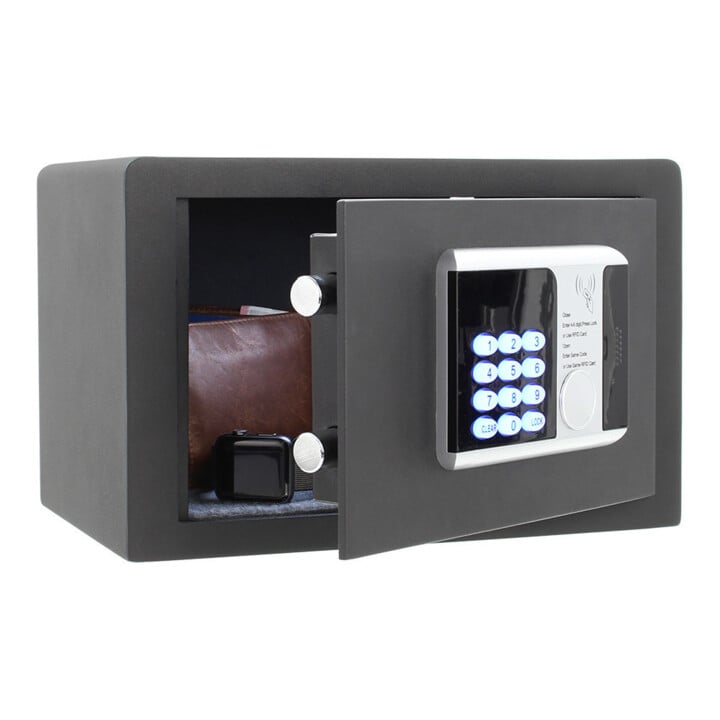 E/D/E Coffre-fort pour meubles T06214 RFID 1 tiroir Serrure RFID anthracite