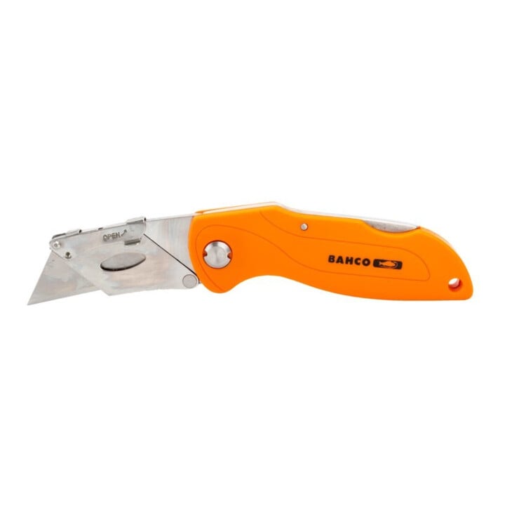 E/D/E Couteau de coupe pliant Sportmesser manche en acier inoxydable orange