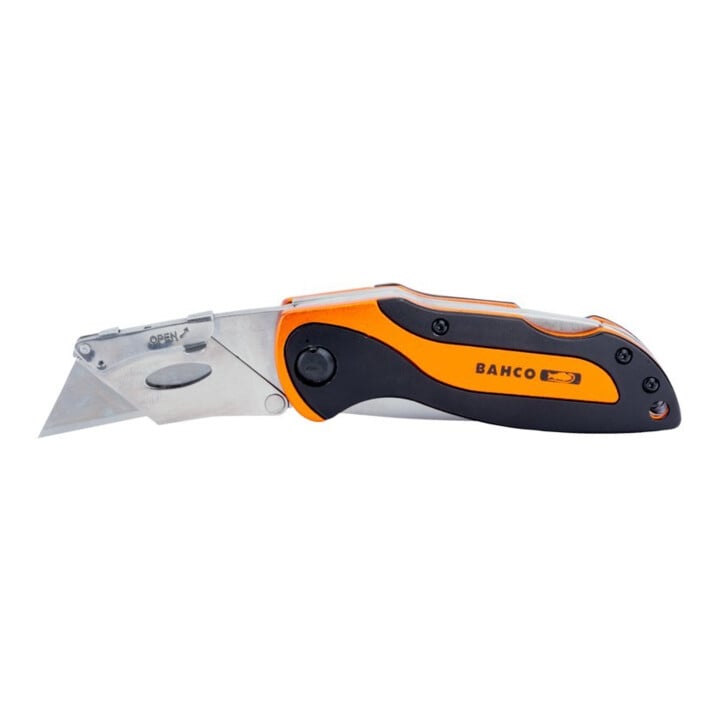 E/D/E Couteau de sport avec deux lames, acier inoxydable, manche en aluminium