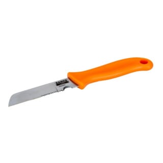 E/D/E Couteau d’électricien 200 mm manche plastique lame acier inox 22 mm