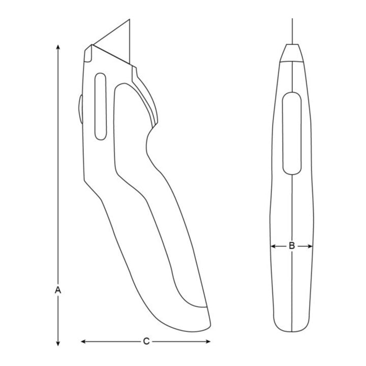 E/D/E Cuttermesser Ergo mit feststehender Klinge