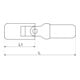 E/D/E Douille pour bougie de préchauffage 1/4" I 8 mm