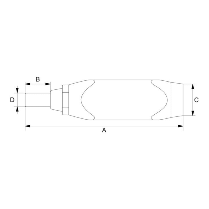 E/D/E Drehmomentschraubendreher 1/4" voreinstellbar 15-1