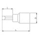 E/D/E Embout de tournevis 1/4" fente 8 mm