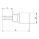 E/D/E Embout de tournevis 3/8" fente 8 mm