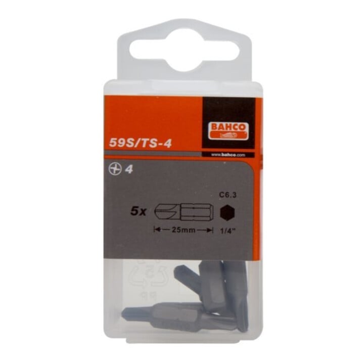 E/D/E Embouts pour vis Torq Set 25 mm Ts0 5 pièces