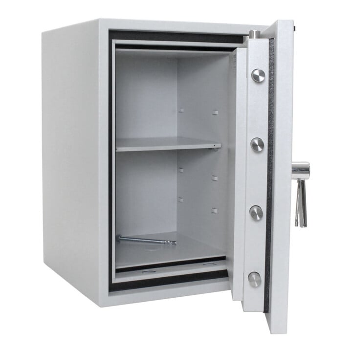 E/D/E Feuerschutztresor Fire Master 65 serrure à double panneton gris clair