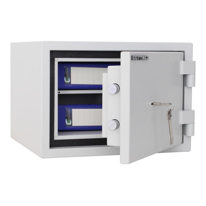 E/D/E Feuerschutztresor Fire Safe 30 grau serrure à double panneton