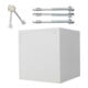 E/D/E Feuerschutztresor Fire Safe 40 serrure à double panneton gris clair