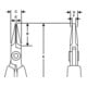 E/D/E Flachzange Supreme-Serie ESD-sichere Griffe poliert