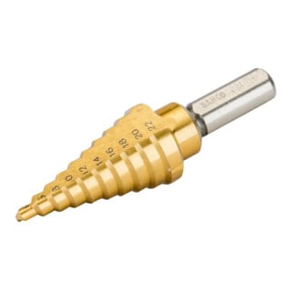 E/D/E Foret étagé 3/8" (10 mm) trous de perçage 4-22 mm par pas de 2 mm