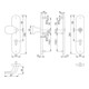 E/D/E Garniture de changement avec plaque longue de protection 86G/3331/3310 ES1 Aluminium F1