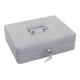 E/D/E Geldkassette HomeStar Euro 1 Zylinderschloss Silber