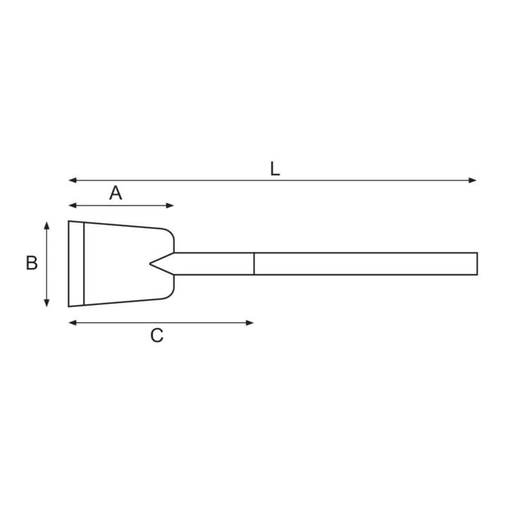 E/D/E Grattoir 225 mm antidéflagrant