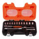 E/D/E Jeu de clés à douille 1/4" 16 pièces mat Zoll