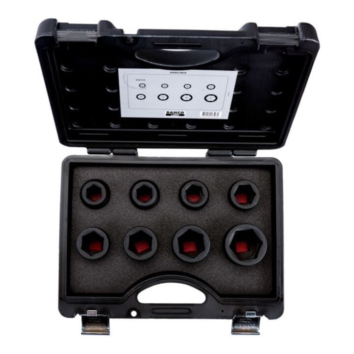 E/D/E Jeu de clés à douille Kraft 3/4" 8 pièces 21-41 mm