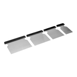 E/D/E Jeu de spatules pour carrosserie 4 pièces 90 x 50, 120 x 80 mm