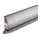 E/D/E Joint de seuil de porte Inox Deluxe 1000 mm acier argenté