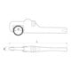 E/D/E Kettenrohrzange Aluminium 910mm geringes Gewicht