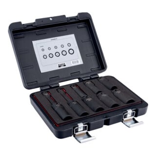 E/D/E Kraftsteckschlüssel-Satz 1/2" Zoll Lang 10-tlg