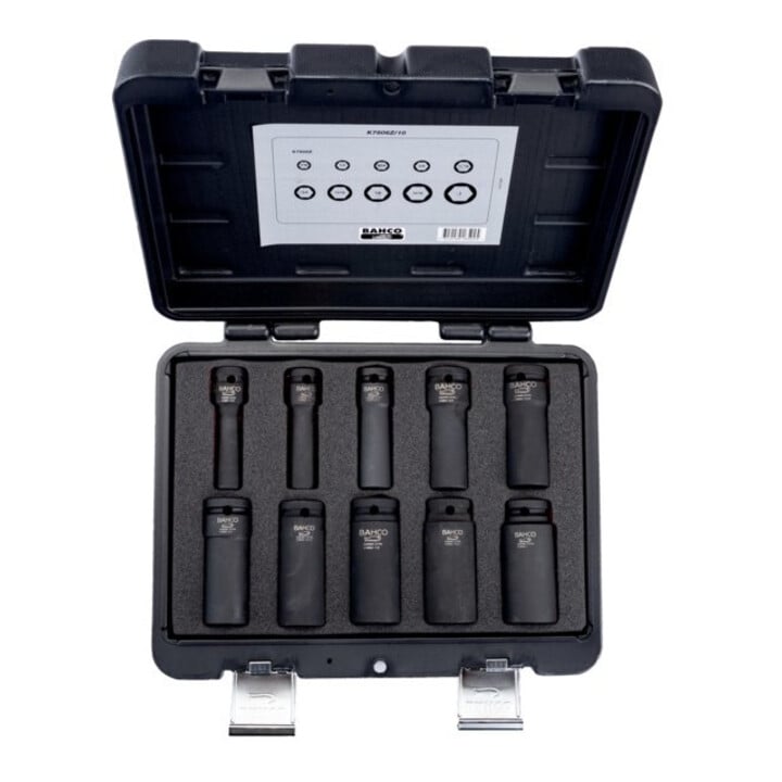 E/D/E Kraftsteckschlüssel-Satz 1/2" Zoll Lang 10-tlg
