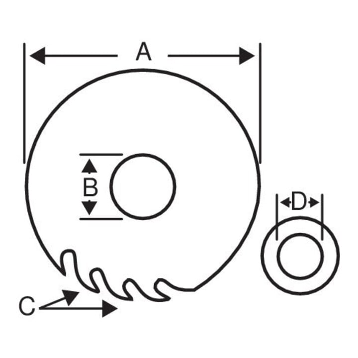 E/D/E Kreissägeblatt 300mm 96 Zähne Trapezverzahnung Alu Kunststoff