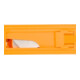 E/D/E Lame trapézoïdale 60x19 mm acier au carbone 5 lames de rechange