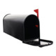 E/D/E Mailbox T00217 Stahl pulverbeschichtet schwarz 165 x 220 x 480mm