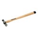 E/D/E Marteau à panne ronde 180 g 325 mm manche bois tête 16