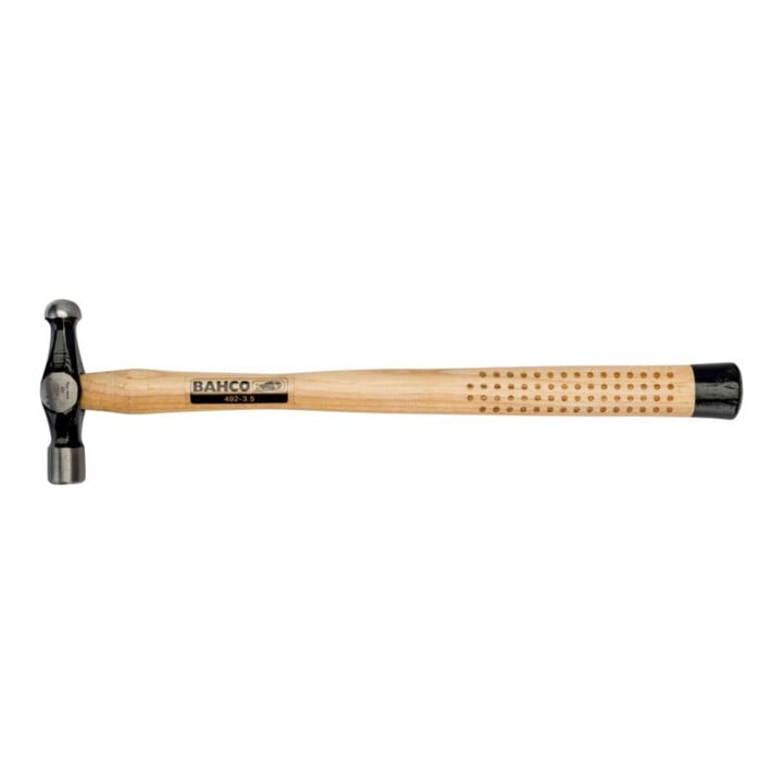 E/D/E Marteau à panne ronde 180 g 325 mm manche bois tête 16