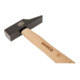 E/D/E Marteau de menuisier 291G 265 mm Tête 22 x 9 Manche en bois