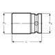 E/D/E Masch. Betät. Steckschlüssel Einsatz 1" 6Kant SW 24mm
