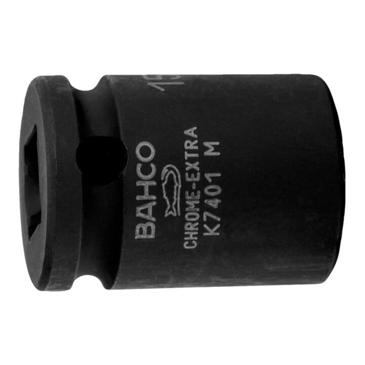 E/D/E Masch. Betät. Steckschlüssel-Einsatz 3/8" 6Kant SW 22M