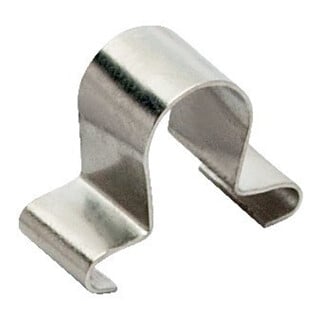 E/D/E Metall-Clips 3/8" Einsätze Rail-187, -264 vernickelt