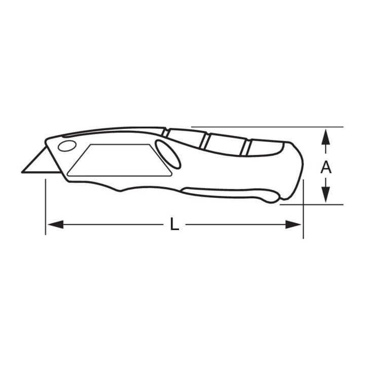 E/D/E Mini-Universalmesser mit Klingen-Schnellwechselfunktion