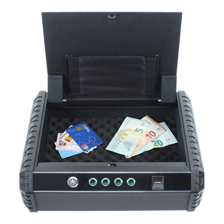 E/D/E Möbeleinsatztresor Gunmaster XL Fingerprint schwarz