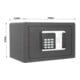 E/D/E Möbeleinsatztresor T06214 RFID 1 EL RFID-Schloss anthrazit