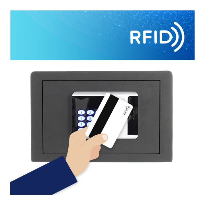 E/D/E Möbeleinsatztresor T06214 RFID 1 EL RFID-Schloss anthrazit