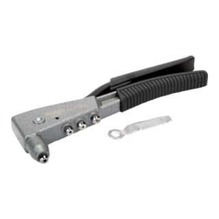 E/D/E Pince à riveter 3,2/4/4,8 mm avec 4 têtes interchangeables 250
