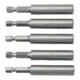 E/D/E Porte-embouts universel 1/4" en acier inoxydable avec anneau de maintien 75 mm