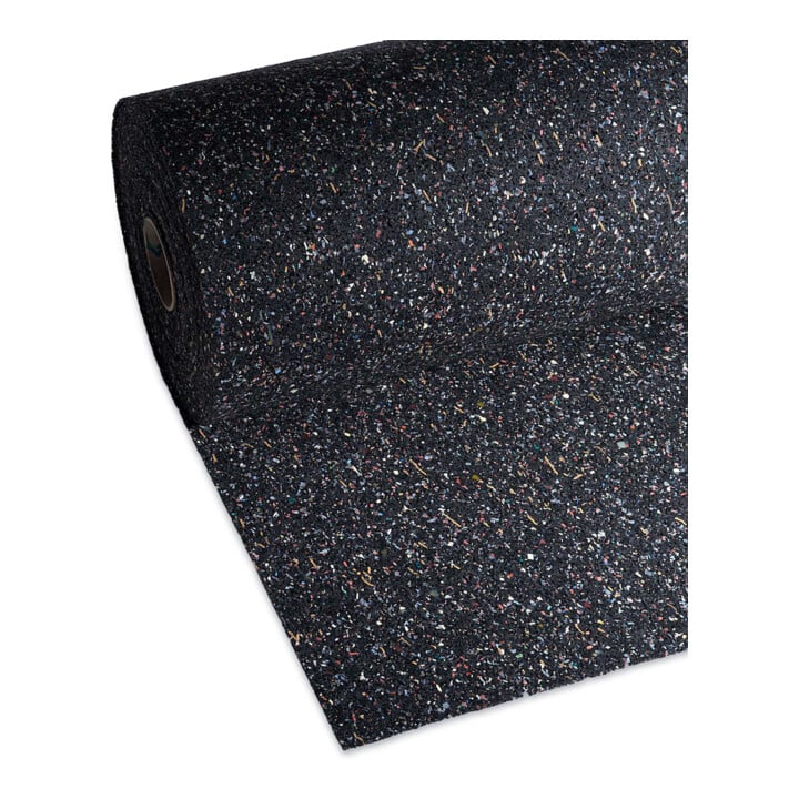 E/D/E Recyclingmatte Gummi/PU 3mm schwarz-bunt 1500mm 5m