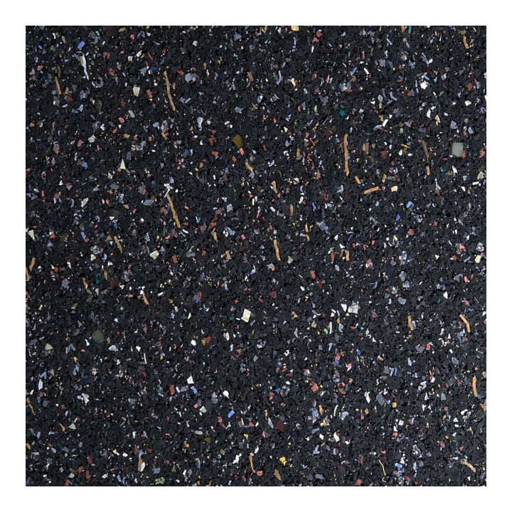 E/D/E Recyclingmatte Gummi/PU 3mm schwarz-bunt 1500mm 5m