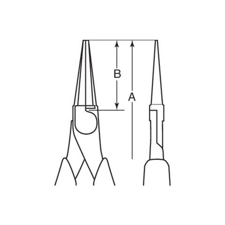 E/D/E Rundzange 160mm funkenfrei