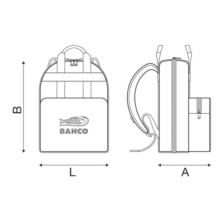 E/D/E Sac à dos pour outils grand modèle