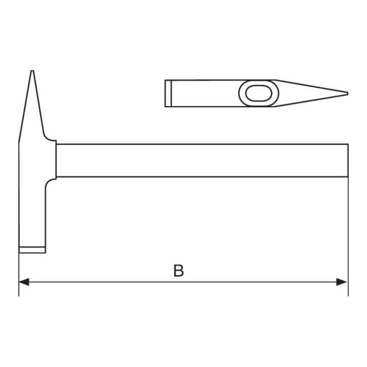 E/D/E Schlackehammer 900g funkenfrei