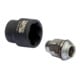 E/D/E Schlagnuss-Satz 16-tlg 3/8" 1/2" schwarz phosphatiert